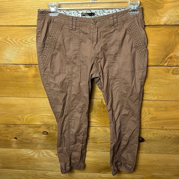 Prana Pants‎ Women’s 8 Capri Crop Outdoor Hiking Active organic cotton athletic - Picture 1 of 7